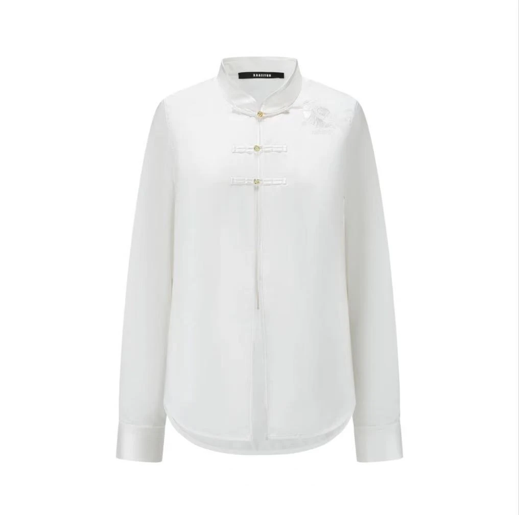 【张羽推荐】ELVIS.CHEUNG蒋云 25春季丝绵合体中式对襟衬衫