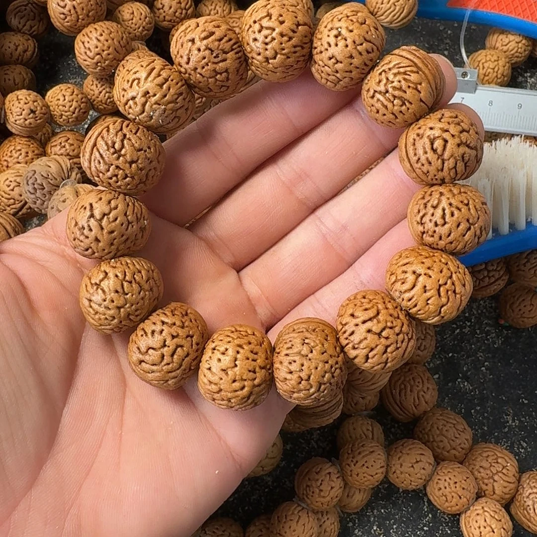 ****粥吊坠桃核苹果园手串