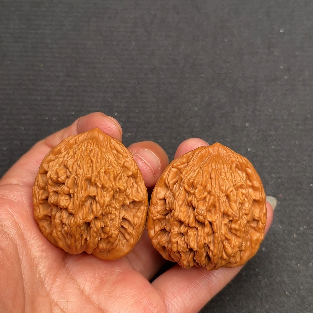 桃核把件39尺全品狼牙麦穗虎头CN01122