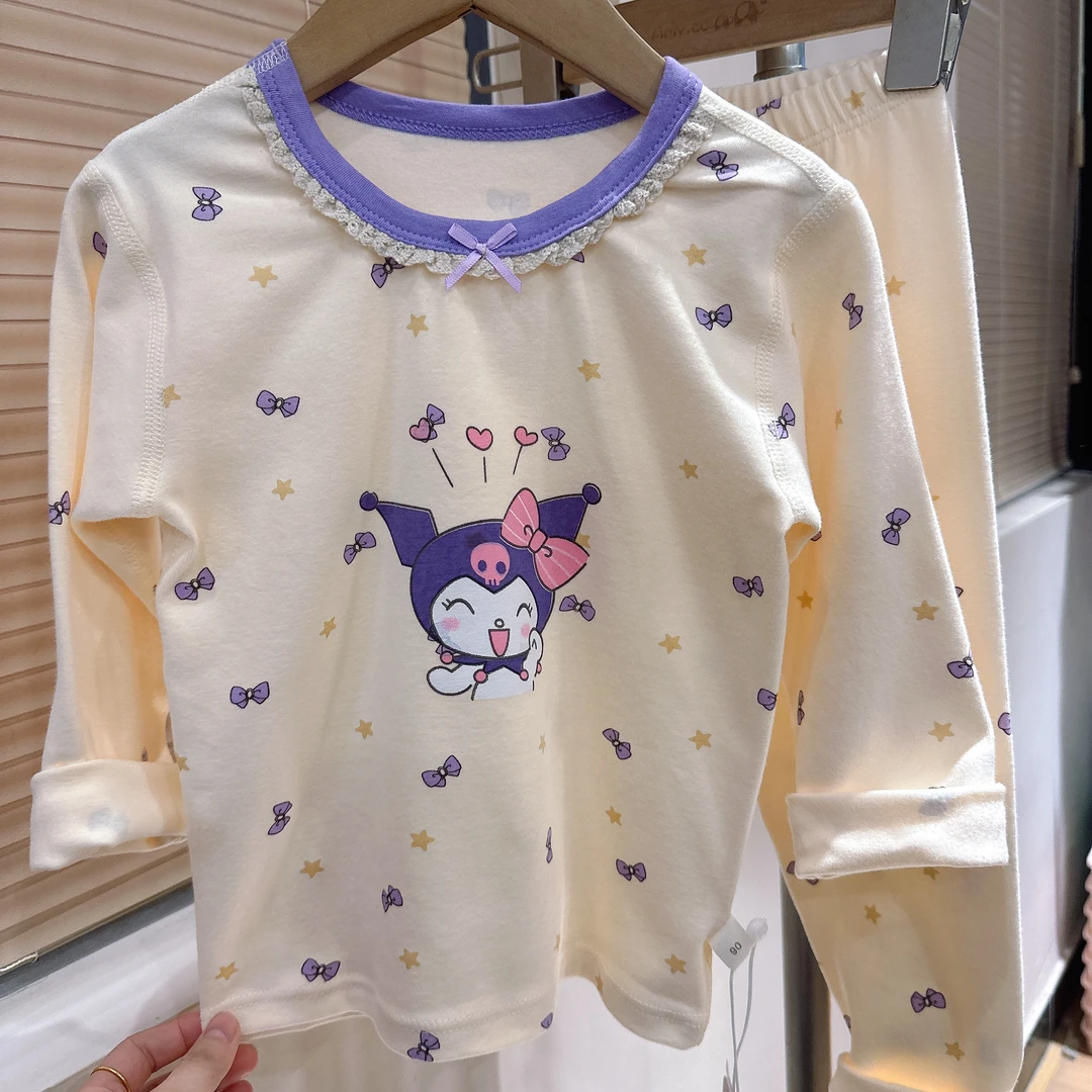 Z2-3。1769橘子300克女童时尚潮流卡通家居服