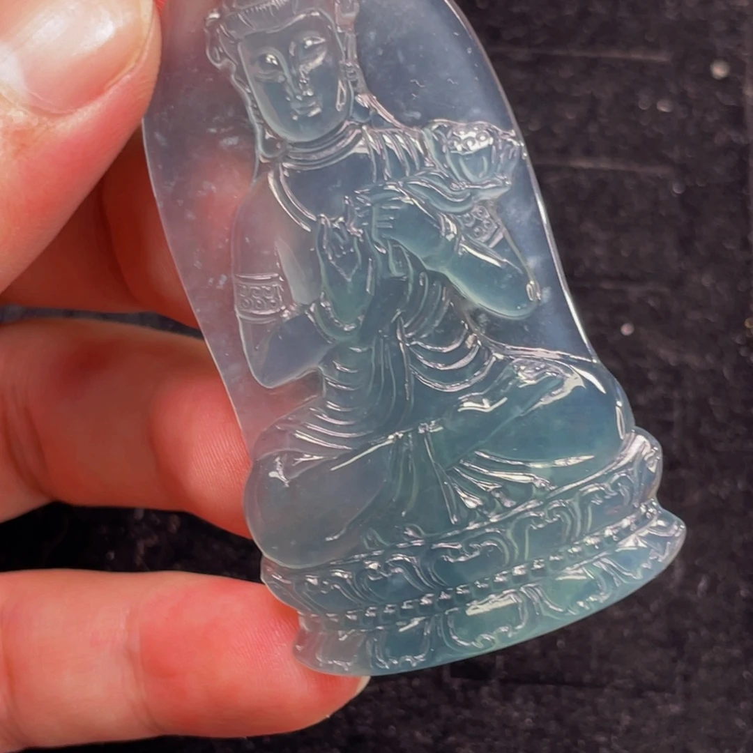 翡翠未镶嵌颈饰6，
