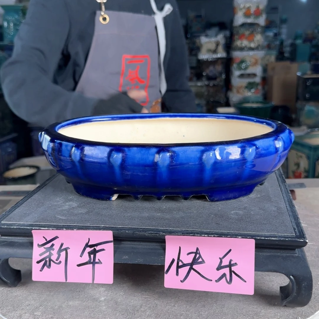 一风堂石湾花盆。微瑕
