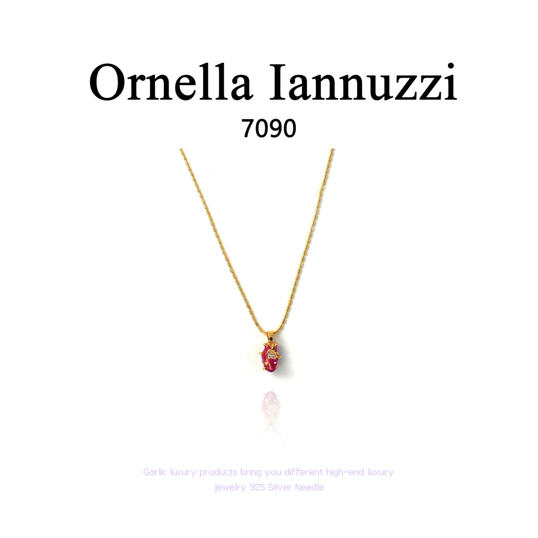 铜合金项链 Ornella Iannuzzi 项链~7090-1火龙果