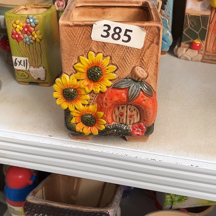 粗陶材质多肉花盆