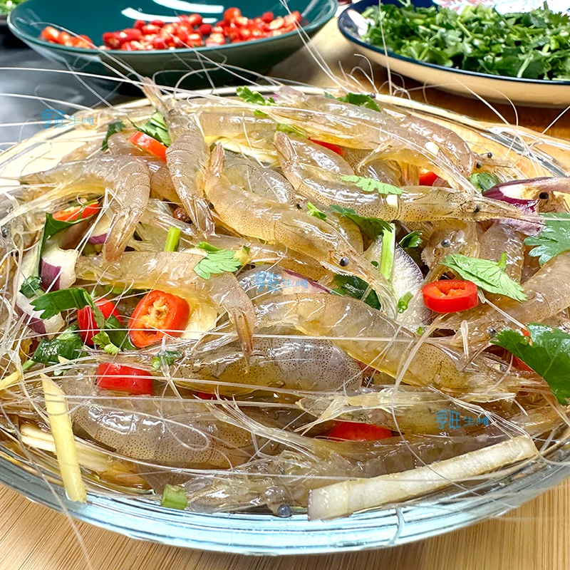 生呛虾 生腌小白虾 小米虾生腌海鲜现做现发到手2桶-4桶/每桶400G
