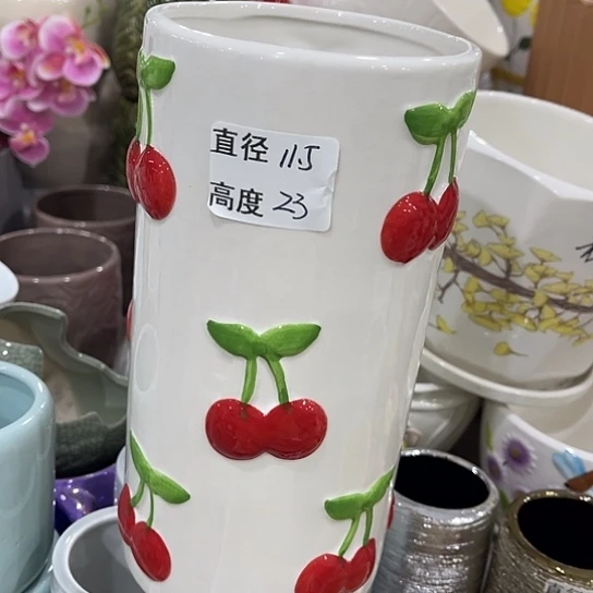 多肉绿植陶瓷花盆9.9包邮，有孔