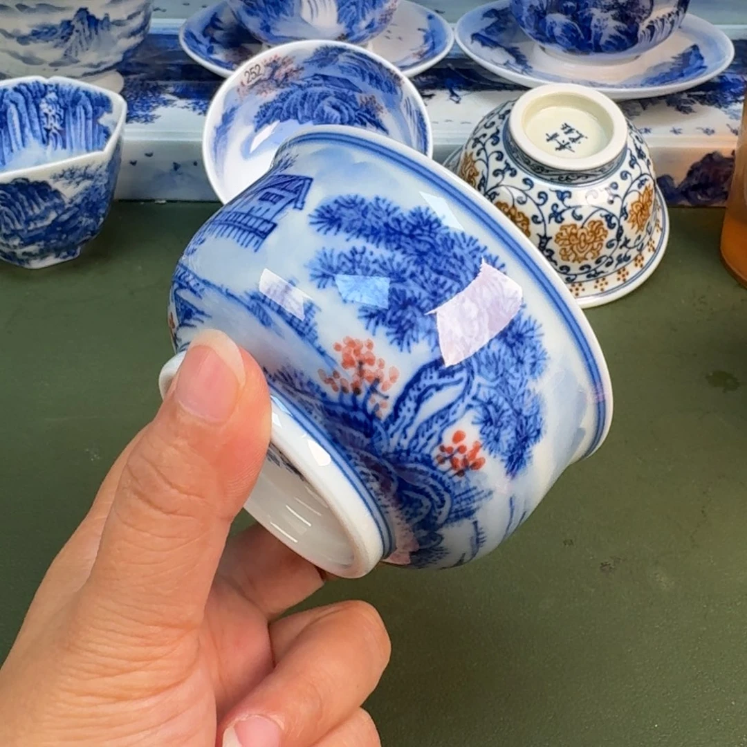 景德镇纯手绘茶具圆圆253