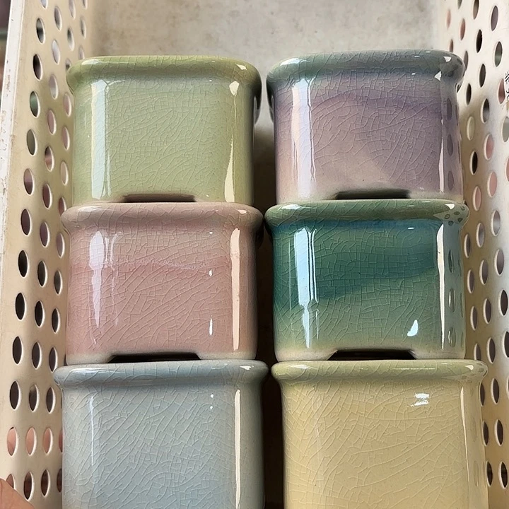 红陶量货/口高深浅搭配发6个