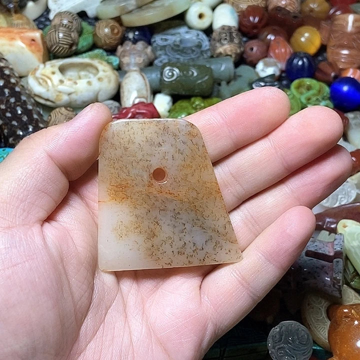 和田玉未镶嵌颈饰111