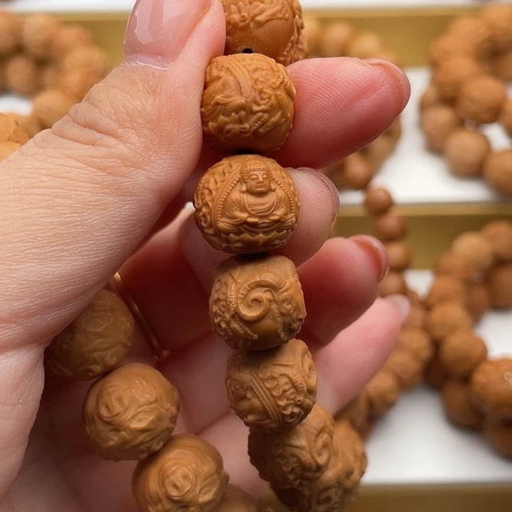 猴头核桃吊坠体验款十二生肖守护神羊