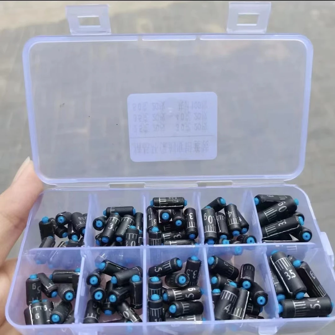 钓鱼刻度铅皮盒装铅坠铅皮卷铅皮钓鱼专用快速刻度铅套盒垂钓用品