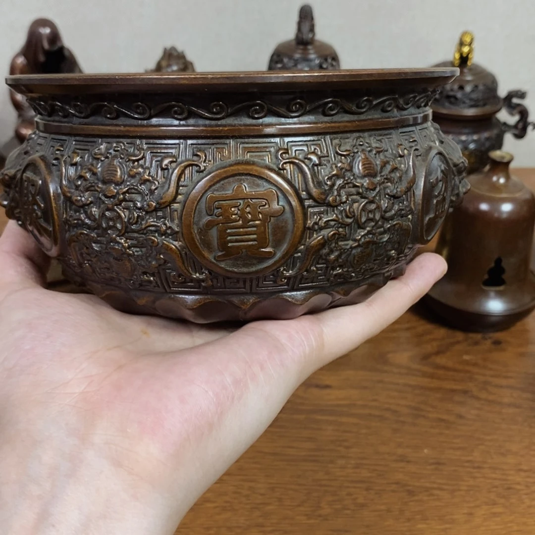 铜盛世铜炉铜器香炉工艺品