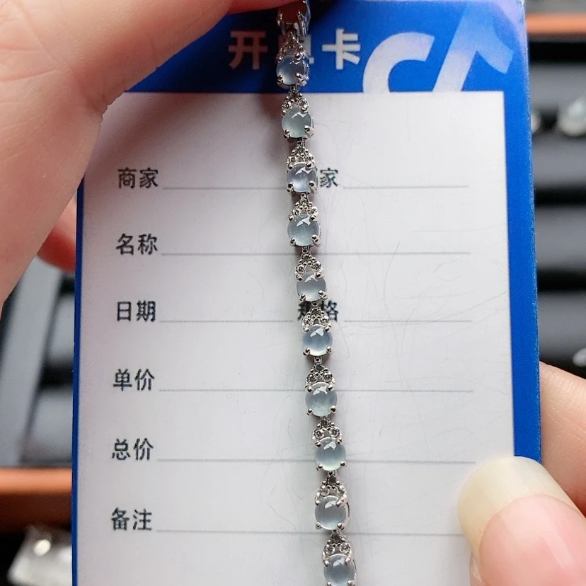 【闪购商品】翡翠戒指银S925镶嵌123456