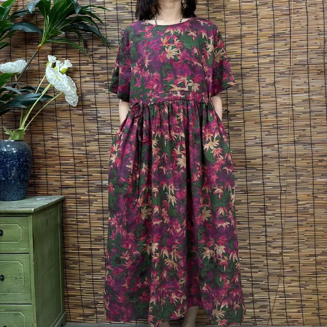 2850新款春夏遮肉显瘦洋气减龄连衣裙QZ