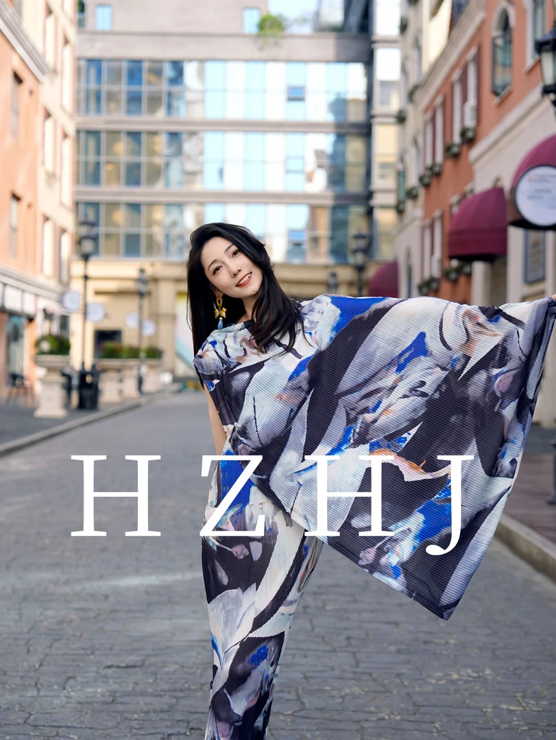 HZHJ原创设计师款   墨蓝 连衣裙 显白显瘦高级洋气1922