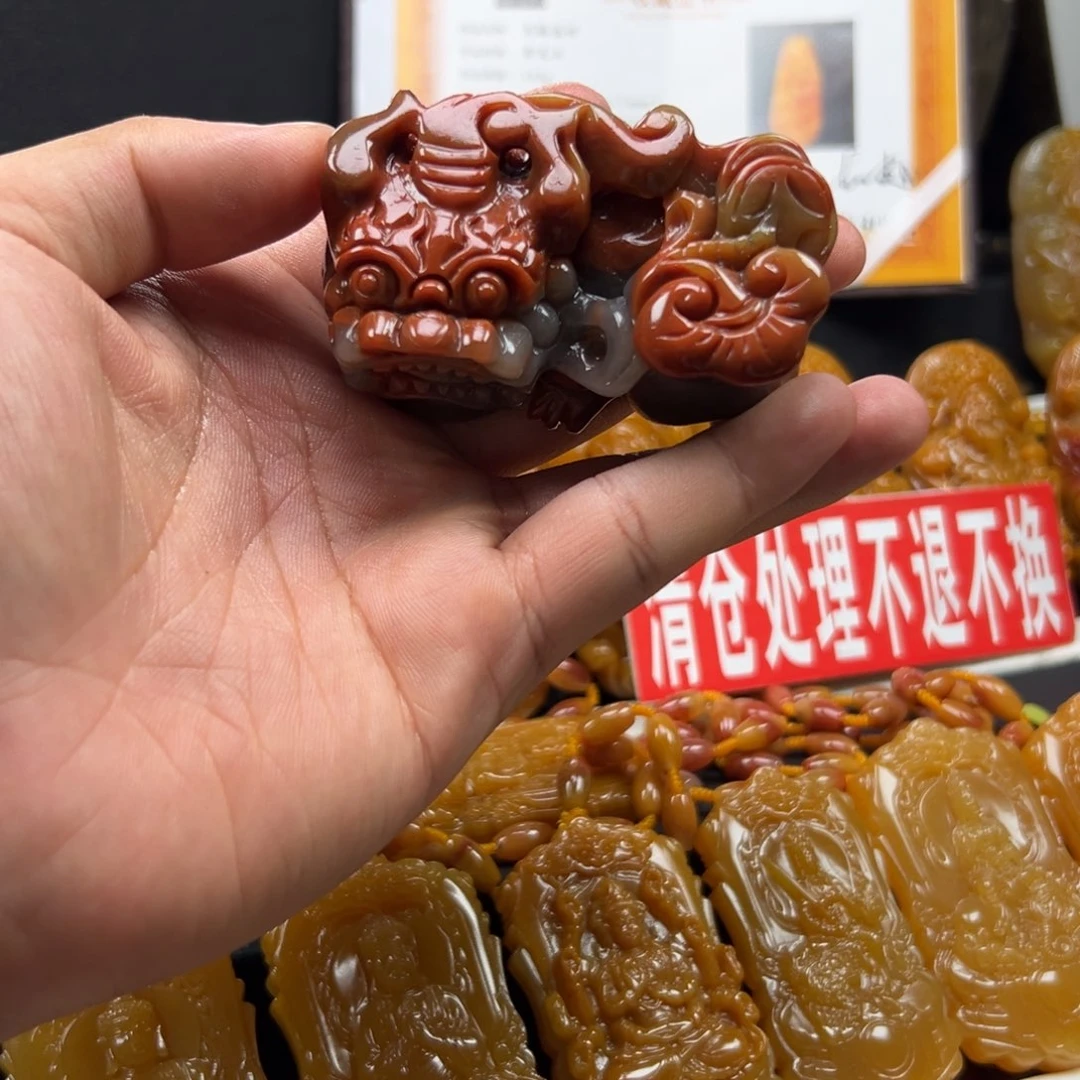 石英质玉（黄龙玉）未镶嵌多样性发货，发其一