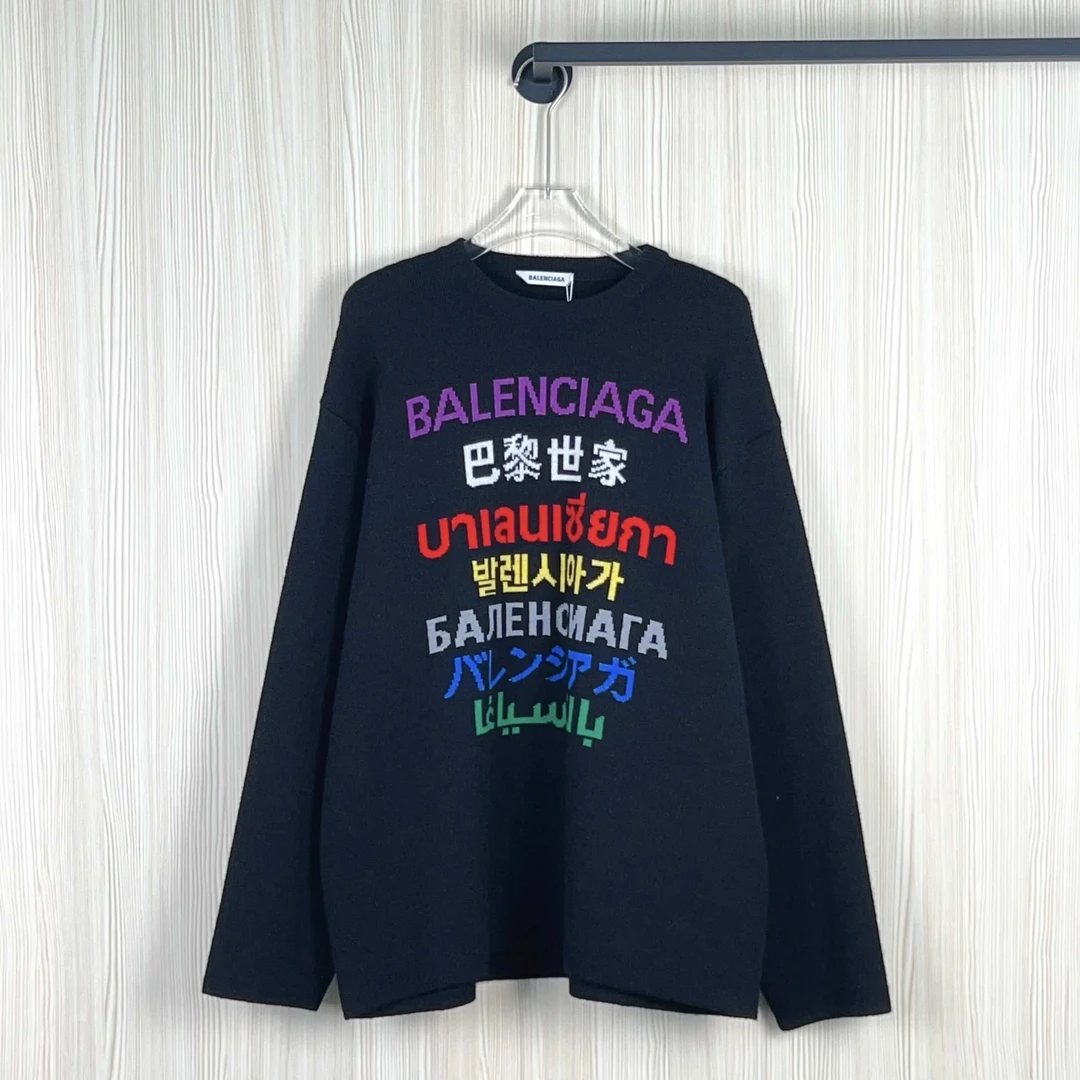 99新 Balenciaga/巴黎世家 毛衣 尺码M 成色看直播 GSL3530