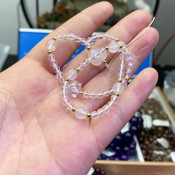 水晶手链未镶嵌米**✨手链链
