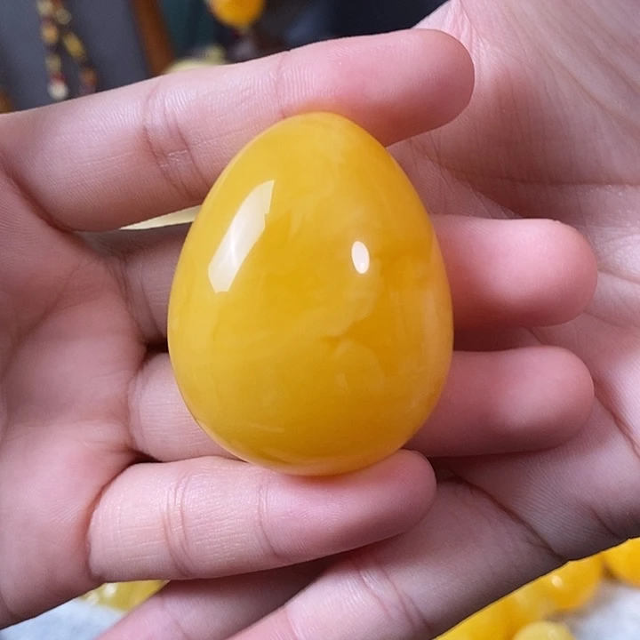 琥珀未镶嵌裸石水滴