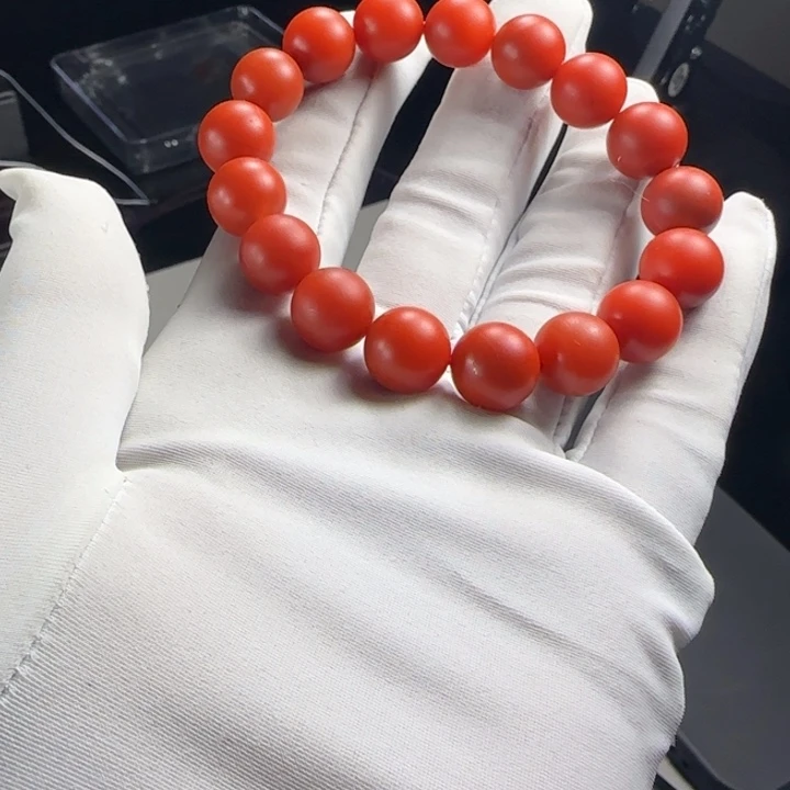 南红玛瑙未镶嵌手链
