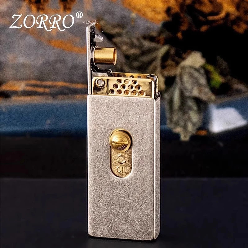 ZORRO【火柴盒】佐罗正品升降机精美细致煤油打火机高端送礼佳品