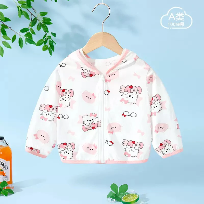 夏季新款女宝防晒衣外套纯棉