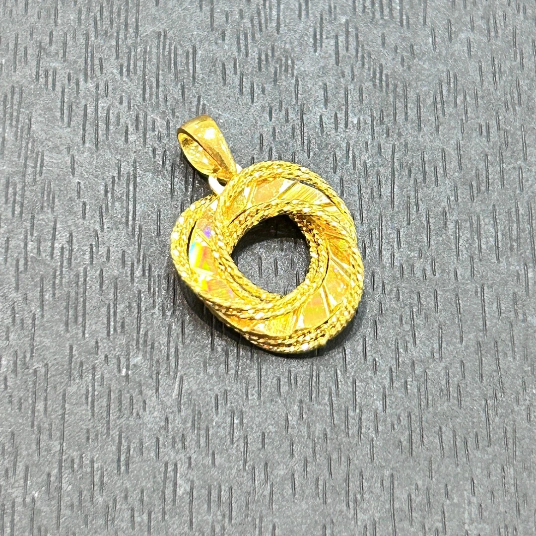 【佳佳专享】足金999投资金攒黄金七彩甜甜圈ZBHJD1620克重多退少补