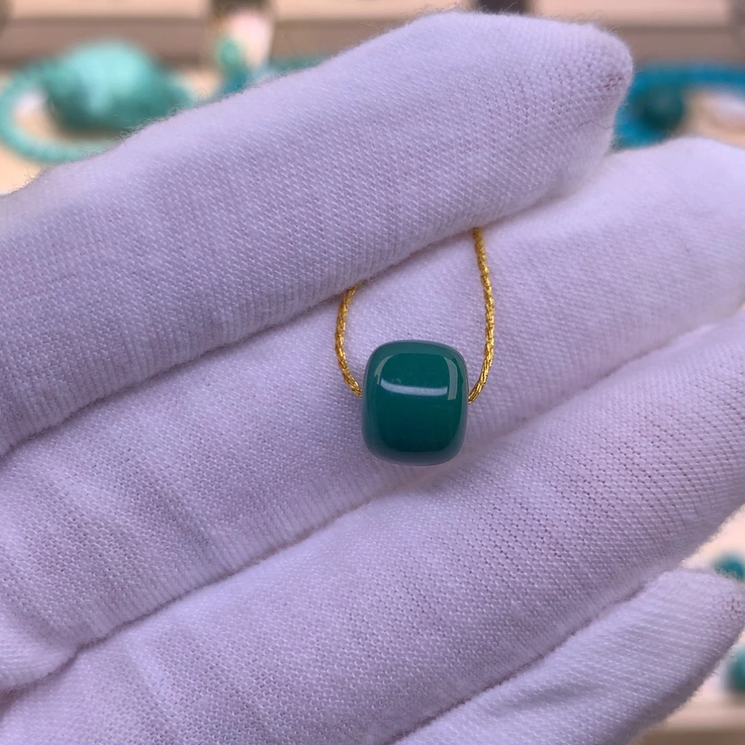 未镶嵌绿松石珠宝奇石9.2*7.7