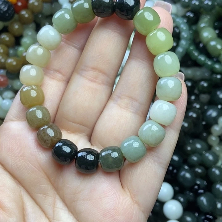 和田玉未镶嵌手链卡10