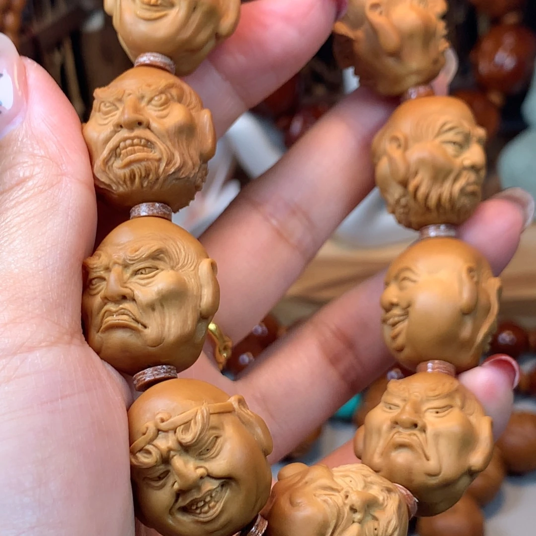 手串/手链橄榄核漫**光橄榄核十八罗汉