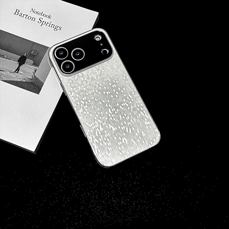 高级月白适用于苹果17手机壳防摔iPhone16简约苹果15电镀苹果14