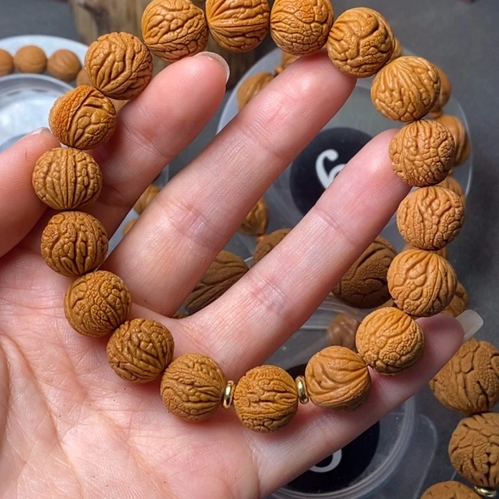 文玩核桃吊坠秦岭野生龙纹桃核14