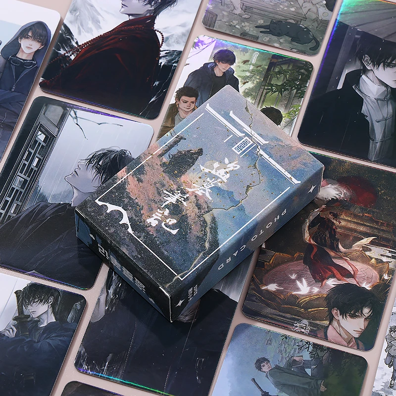 盗墓笔记小卡吴邪胖子张起灵周边写真自印卡拍立得盒装镭射lomo卡