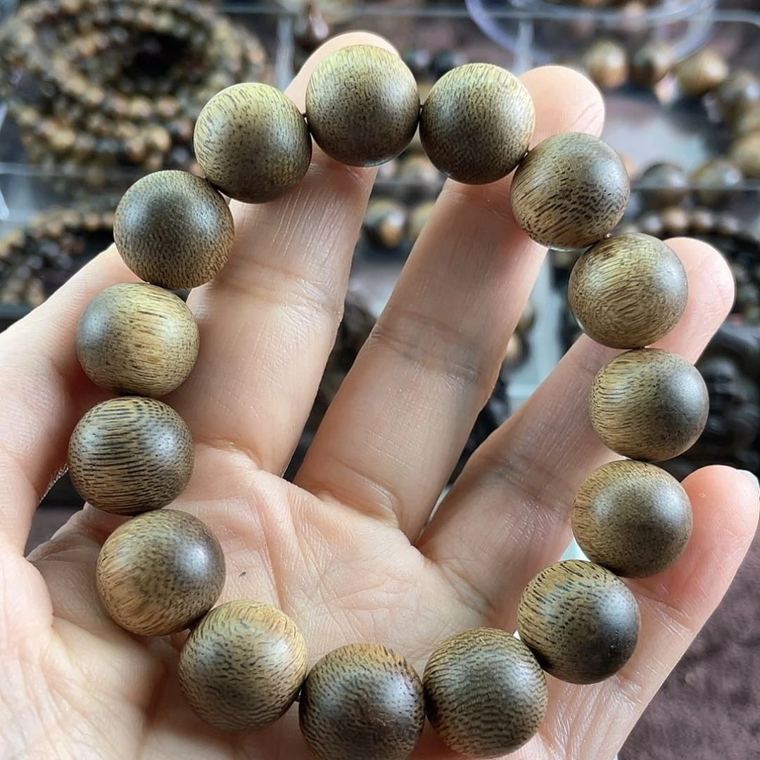 沉香手串斯***格越南芽庄白棋