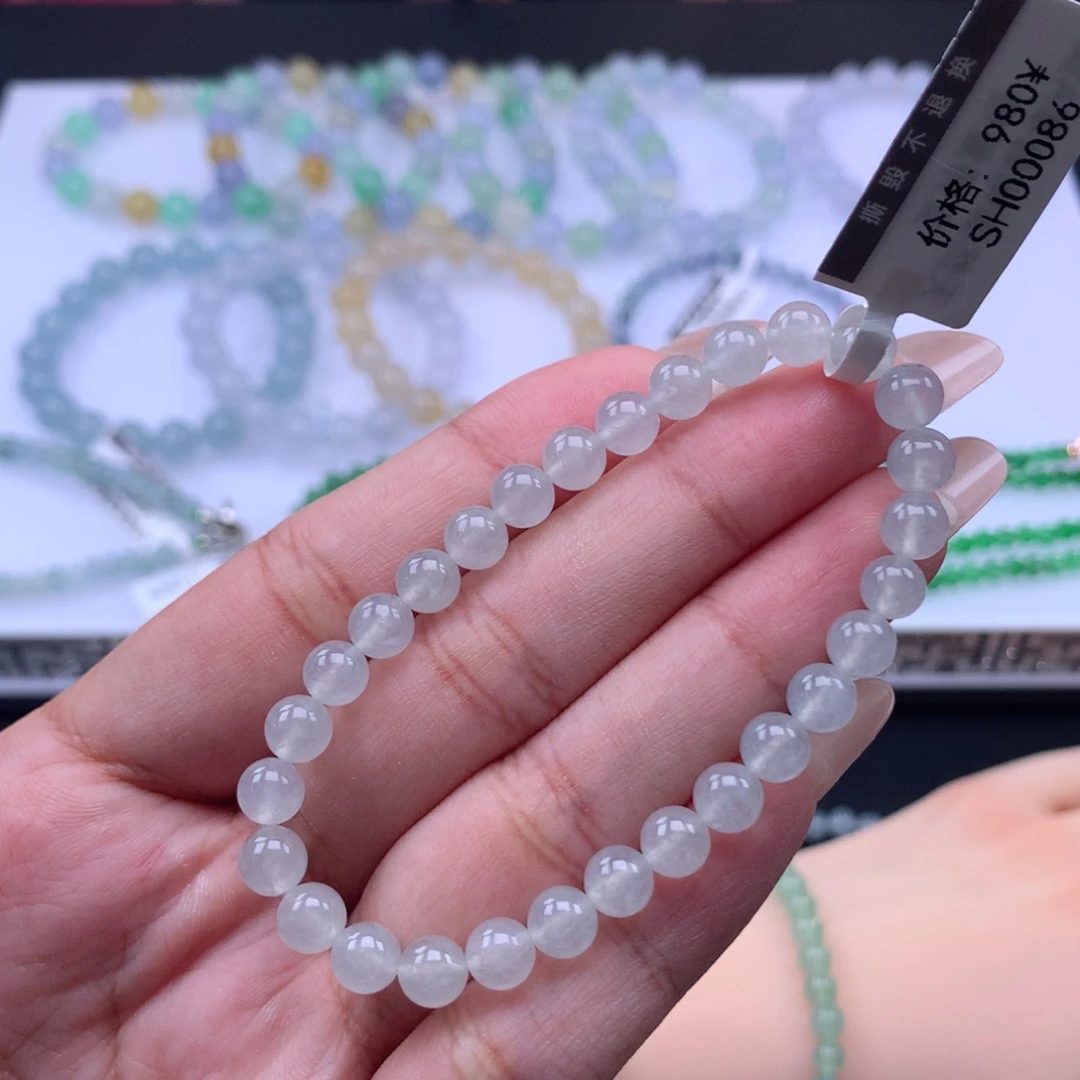 你***塞翡翠未镶嵌手链翡翠