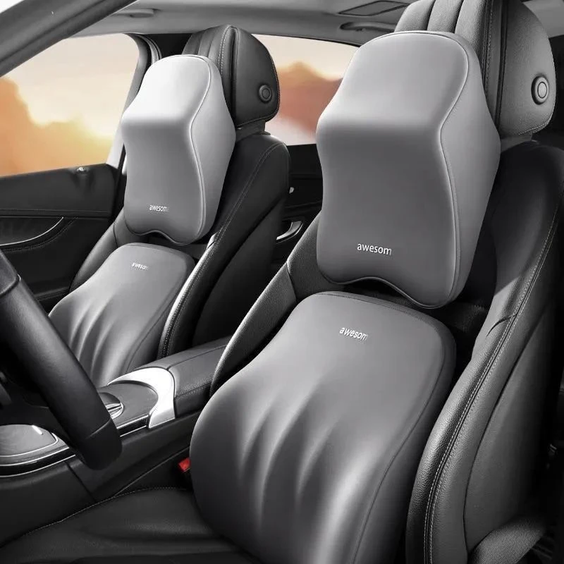 汽车头枕车内靠枕主驾驶车座座椅车载枕头一对车用护颈枕