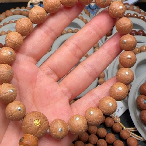 凤眼菩提手串12单圈大眼睛