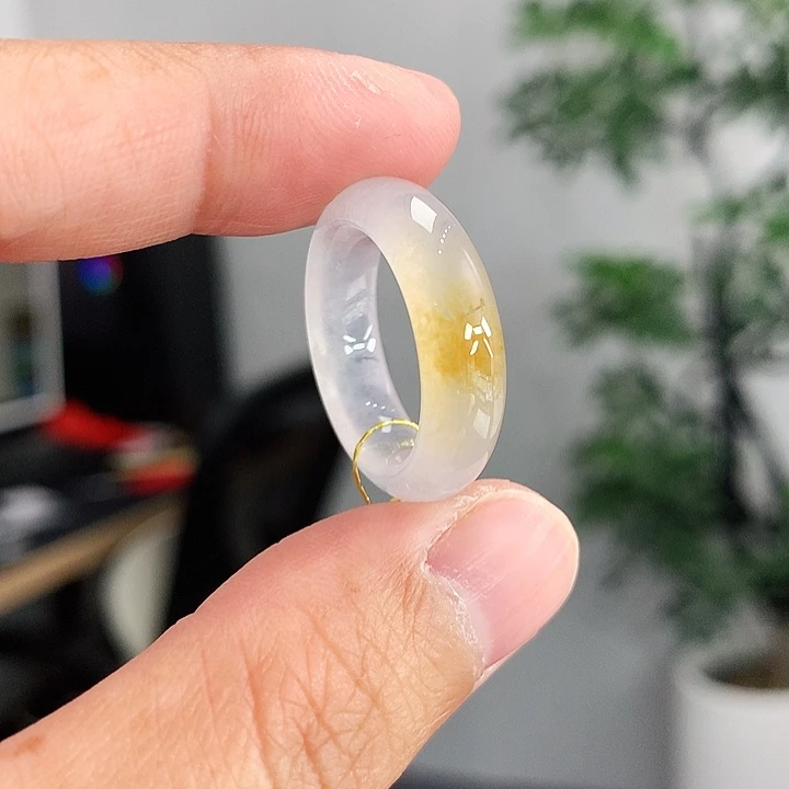 翡翠未镶嵌戒指13号