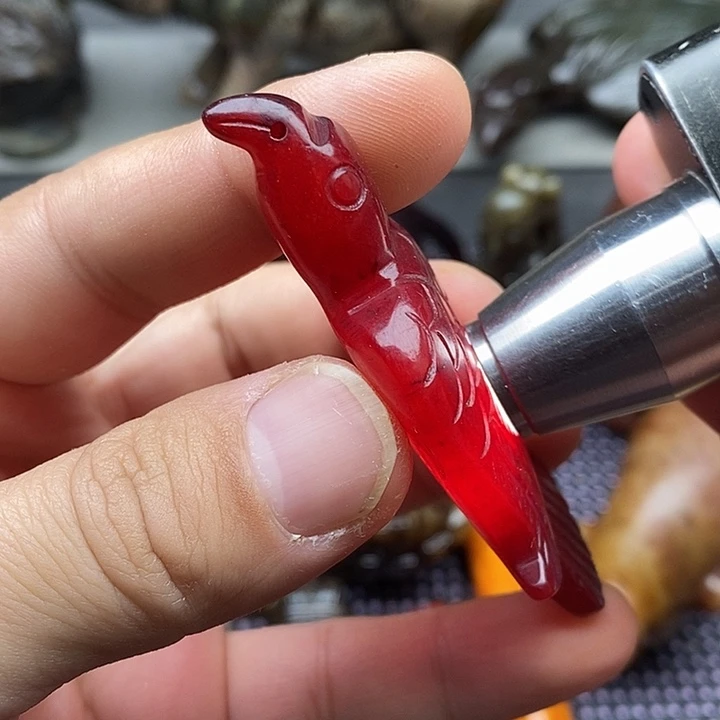 未镶嵌蛇纹石玉颈饰