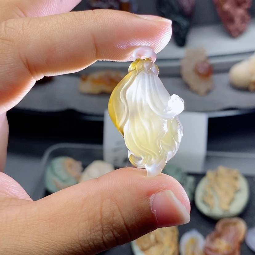 【闪购商品】未镶嵌吊坠定制玛瑙