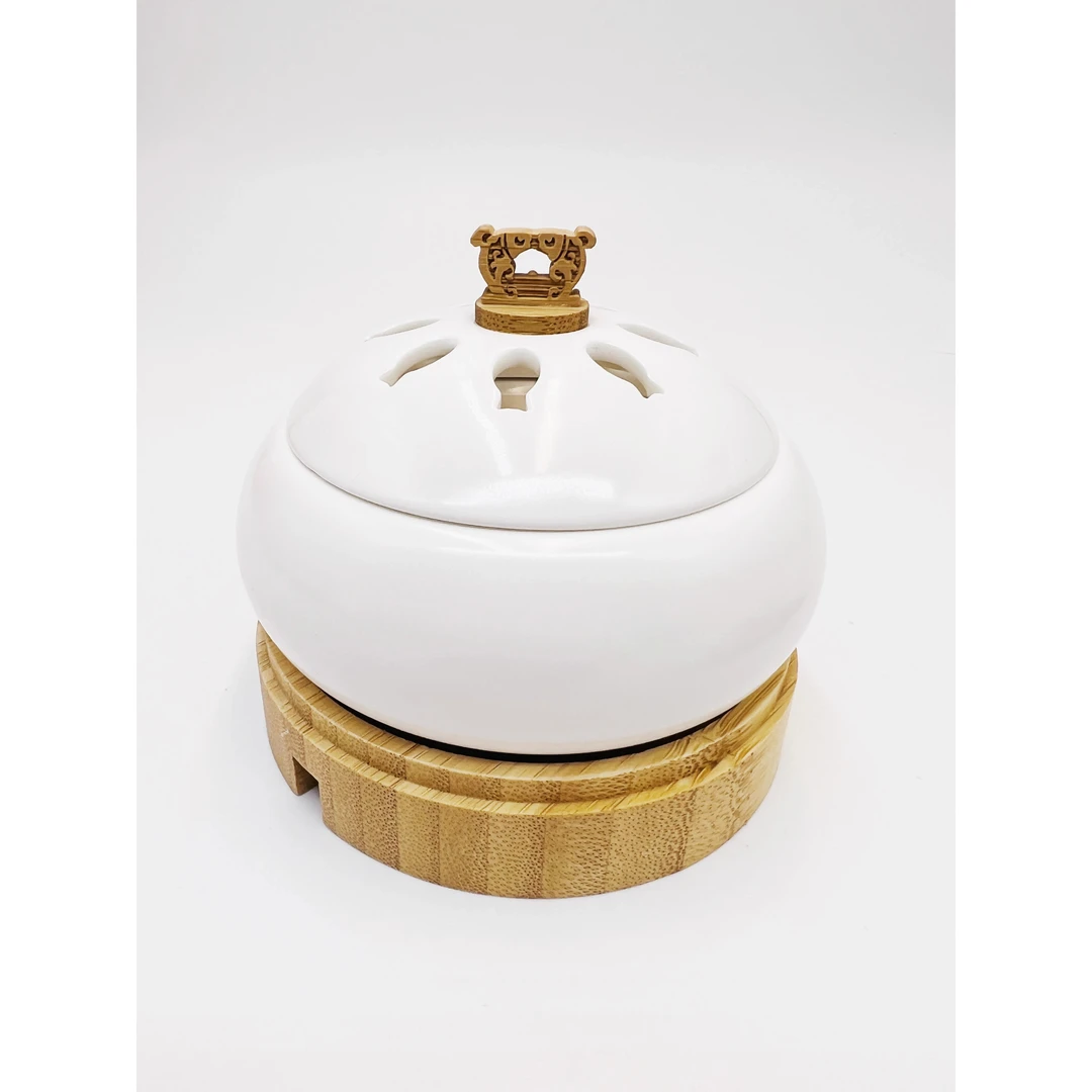 小鱼制香 伴眠熏香炉 220V熏香器家用室内电热香薰定时调温电香炉