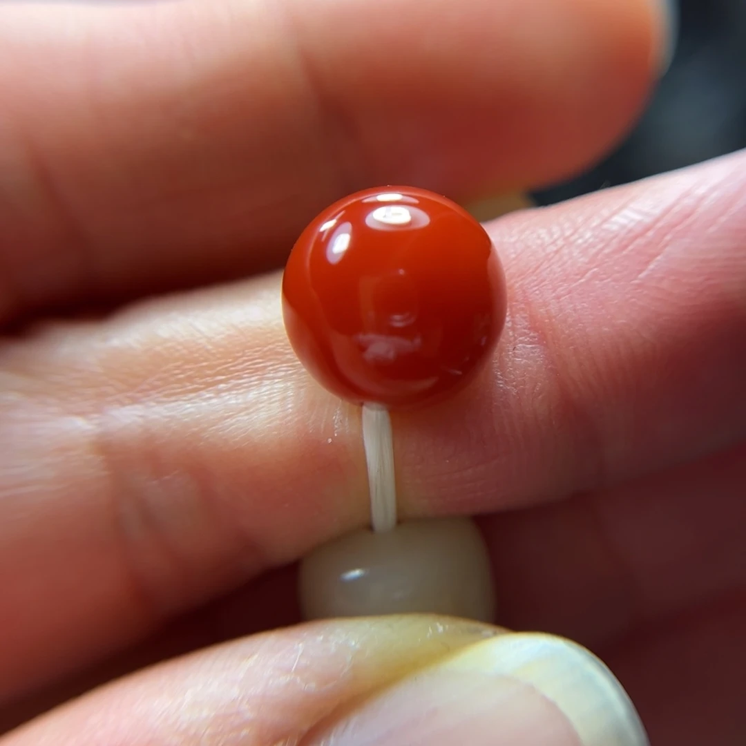 2***生南红玛瑙南红单珠未镶嵌