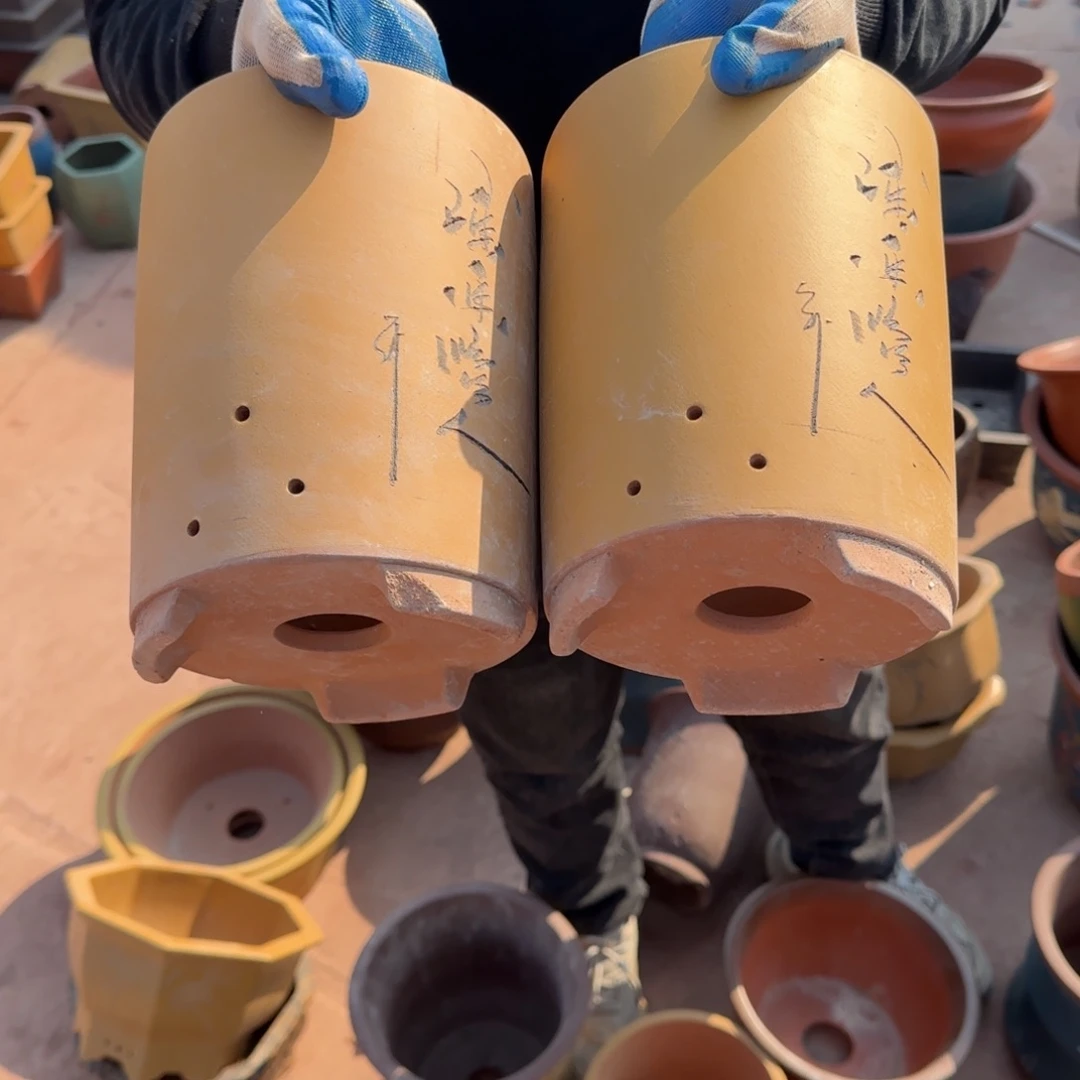 紫砂花盆瑕疵和瑕疵