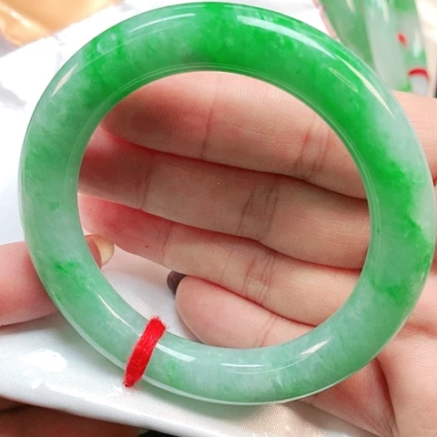 未镶嵌手镯翡翠圆条2874