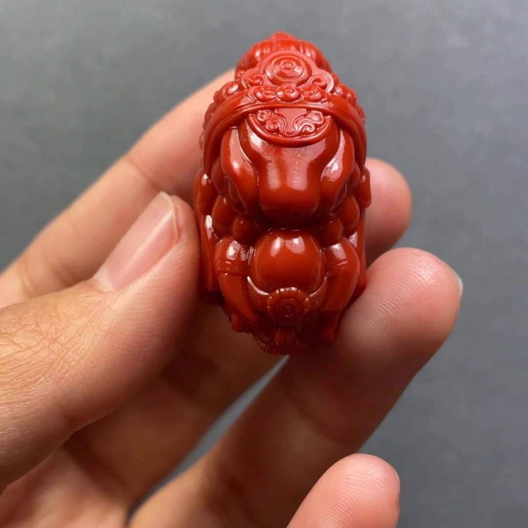 南红玛瑙未镶嵌配饰象神