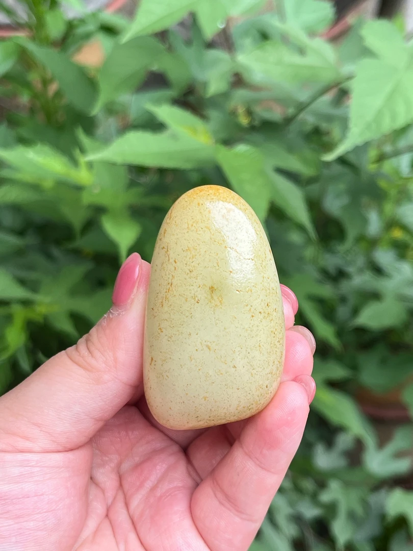 【底价已开价】89克和田玉秋梨皮把件图文南107