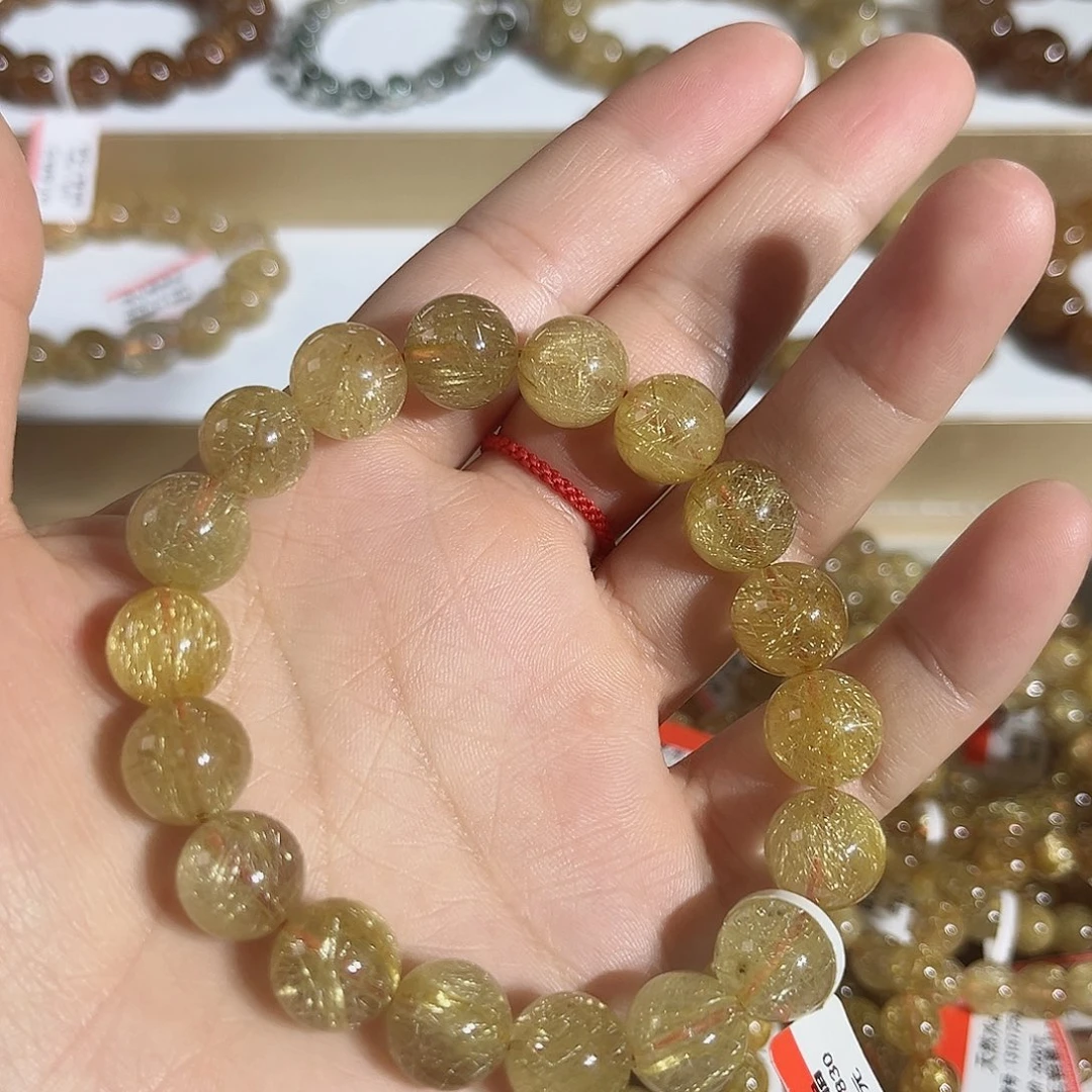 手串未镶嵌水晶晶莹剔透