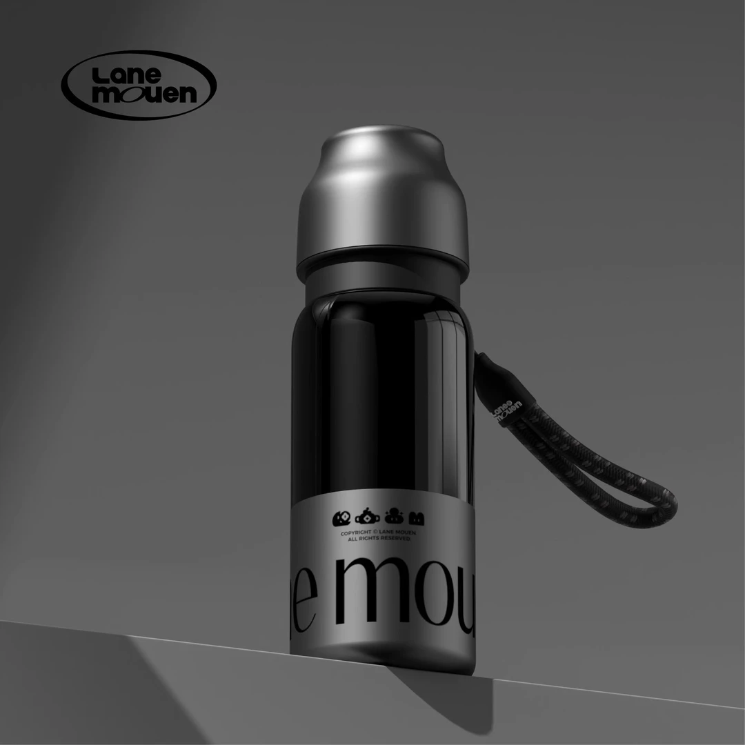 览萌大容量保温杯316不锈钢保冷水杯女高颜值杯子礼物半