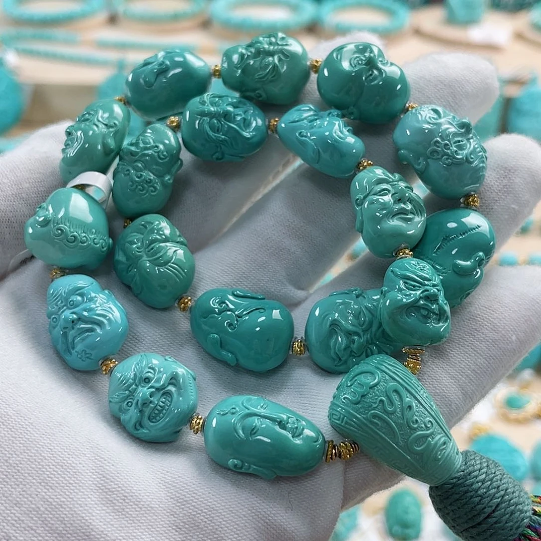 绿松石珠宝奇石未镶嵌