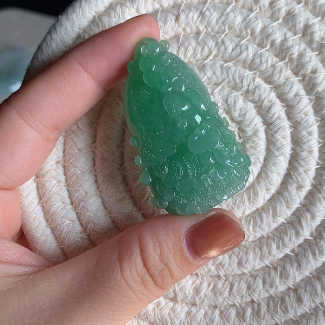 翡翠未镶嵌吊坠(不含链)翡翠